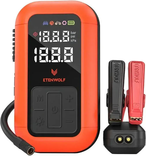 Etenwolf X6 Pro Max Autoreifenpumpe 160PSI Wiederaufladbar 12V