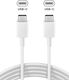 USB Typ-C Kabel Männlich Weiß 1m 107084047312 Großhandel 50 Stück