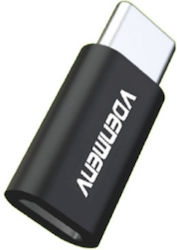 Jager DU11 micro USB / USB-C male σε micro USB female Jager DU11 micro USB / USB-C male σε micro USB female