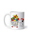 Snoopy Christmas Gifts Коледна Керамична Чаша Бяла 330ml с Персонализация