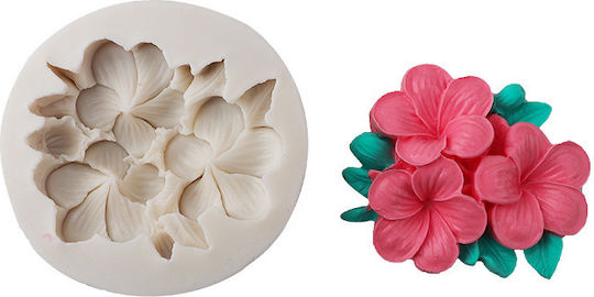 Formen Silikon 3 Blumen 6,8x6,8x2cm