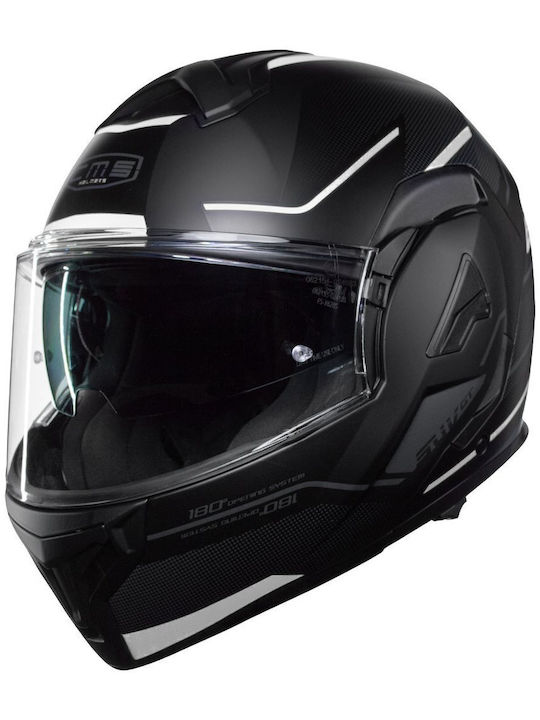 CMS SUV GT Touring Pro Weiß/Schwarz Motorradhel...
