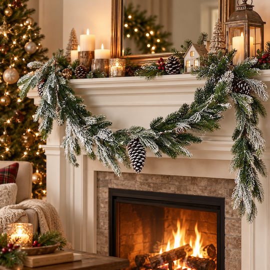 Christmas Decorative Branch Length 190cm Pine Garland