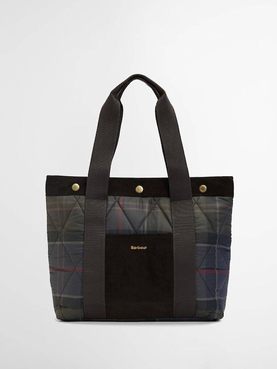 Barbour Tartan Текстилна Дамска Тоут Чанта