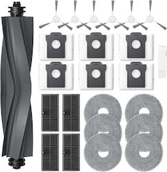 Set de accesorii 24 de piese compatibil cu seria Dreame L10s Ultra Gen 2 L10s Pro Ultra Heat L40 Ultra Ae X30 Ultra Mova E30 Ultra set de consumabile perie principală 6 saci 6 lavete 4 filtre HEPA 6 perii laterale Set de accesorii 24 de piese compatibil cu seria Dreame L10s Ultra Gen 2 L10s Pro Ultra Heat L40 Ultra Ae X30 Ultra Mova E30 Ultra set de consumabile perie principală 6 saci 6 lavete 4 filtre HEPA 6 perii laterale