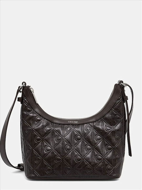 Calvin Klein Emblem Aop Γυναικεία Hobo Τσάντα D...