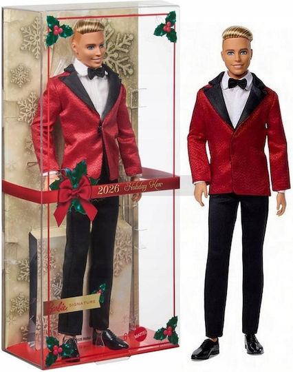 Mattel Holiday Κούκλα Αγόρι Ken 20εκ.
