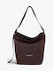 Damen Schultertasche Braun