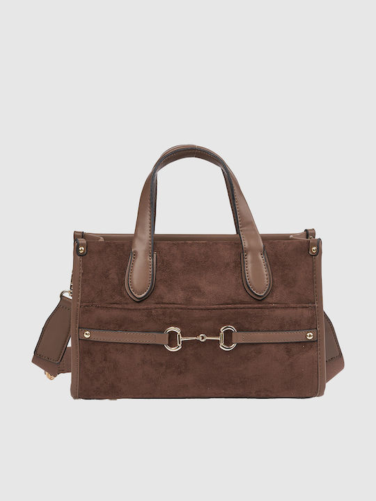 Damenhandtasche / Schultertasche / Crossbody-Tasche Puder