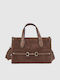 Damenhandtasche / Schultertasche / Crossbody-Tasche Puder