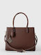 Damen Satchel Tasche Braun
