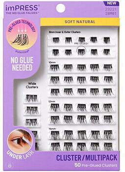 Impress Pre-glued Cluster Multi 01 Lash Strips