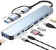 8-Port USB 3.0 Hub with USB-C Connection