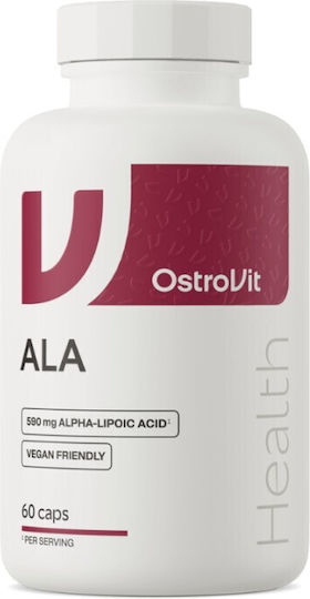 OstroVit ALA Alpha-Liponsäure Besonderes Nahrungsergänzungsmittel 60 Kapseln