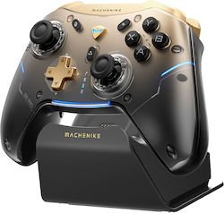 Machenike G5Pro Flagship с Зарядна станция Безжичен и жичен Gamepad Черен/Златен
