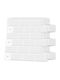 Panouri Decorative 3D Autoadezive / Cu Adeziv Albe 30x30cm 10 Buc
