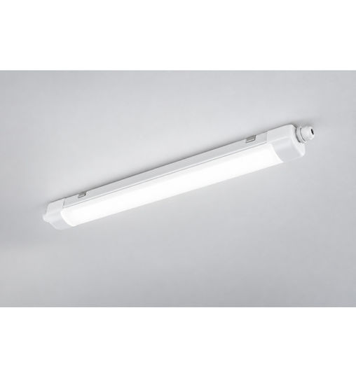 Industrial Led Lighting Batten Rubis 18w White Intec 8031414930678