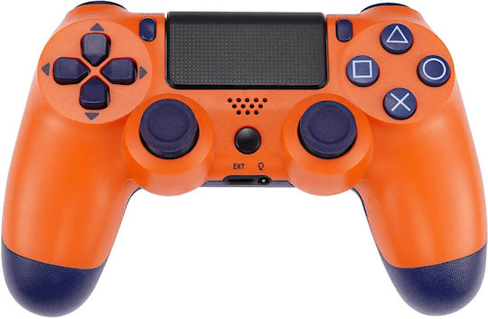 Doubleshock Ασύρματο Gamepad για PS4 Sunset Orange