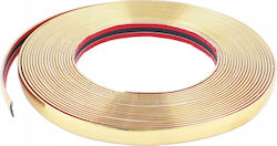 Golden Strip Gold 50mm Chrome Self-adhesive Decorative Strip Moldings