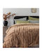 Palamaiki Feathery Sherpa Comforter Double 220x240cm Comfo Brown 900 GSM
