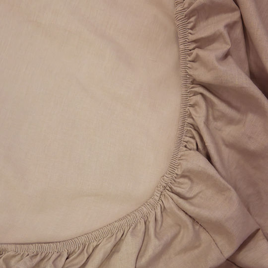 Cearceaf De Pat Single Elastic 100x200+35 Naf-naf Hue Coblestone