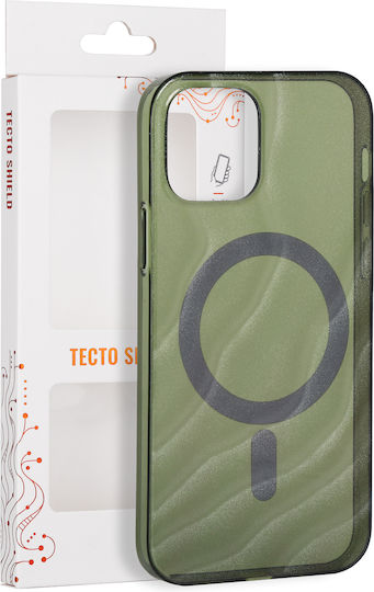Tecto Shield Desert Mag Case iPhone 12 12 Pro 6 1" Verde Măsliniu Închis
