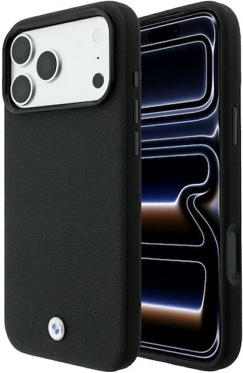 Bmw Kevlar Metal Logo Magsafe Θήκη Apple Iphone 18 Pro 17 Μαύρο