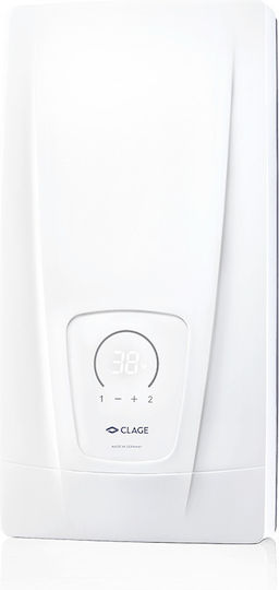 Clage DCX 12 Next An Der Wand Montierter Sofortwassererhitzer Zentrale Installation Einphasig elektrisch 5kW