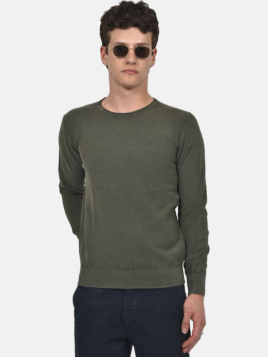 Berto Lucci Khaki Sweater