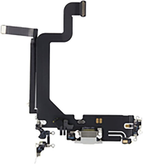 Handy Ersatzkabel Anschluss zum Aufladen Dock iPhone 14 Pro Max Weiß