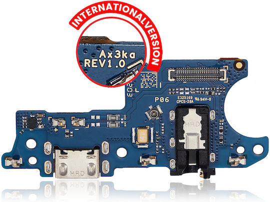 Charging Port Board Headphone Jack Samsung Galaxy A03 A035 2021 International Version Aftermarket Plus