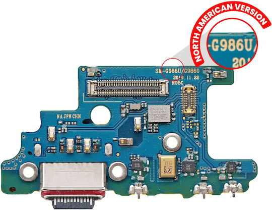 Charging Port Board Samsung Galaxy S20 Plus 5G G986U Versiunea US Premium