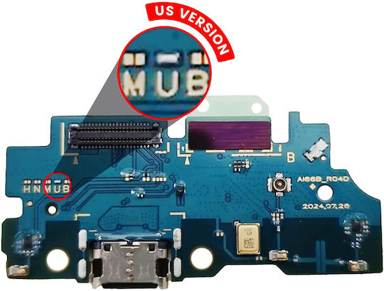Charging Port Board Samsung Galaxy A16 5G A166U 2024 US Version Premium