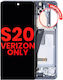 OLED модул рамка Samsung Galaxy S20 5G Verizon 5G UW само рамка aftermarket Plus космически сив