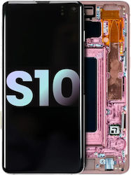Oled Assembly Frame Samsung Galaxy S10 Service Pack Flamingo Pink