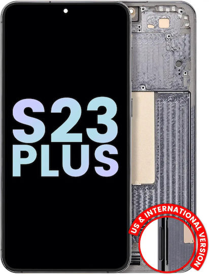 OLED Montage Rahmen Samsung Galaxy S23 Plus 5G US & International Service Pack Grüne