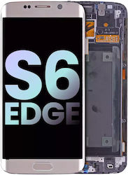 Oled Assembly Frame Samsung Galaxy S6 Edge Cdma Verizon Sprint Service Pack Gold Oled Assembly Frame Samsung Galaxy S6 Edge Cdma Verizon Sprint Service Pack Gold