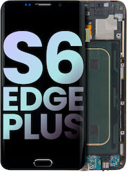 LCD ansamblu cu ramă Samsung Galaxy S6 Edge Plus Service Pack Verizon Negru Safir LCD ansamblu cu ramă Samsung Galaxy S6 Edge Plus Service Pack Verizon Negru Safir