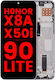 Lcd Assembly Frame Honor X8a X50i 90 Lite Aftermarket Plus Titanium Silver