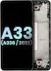 Oled Assembly Frame Samsung Galaxy A33 5g A336 2022 Service Pack Black
