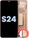 Oled Assembly Frame Samsung Galaxy S24 5g Us & International Version Service Pack Sandstone Orange
