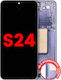 OLED Ersatzbildschirmrahmen Samsung Galaxy S24 5G US & Internationale Version Aftermarket Plus Kobaltblau