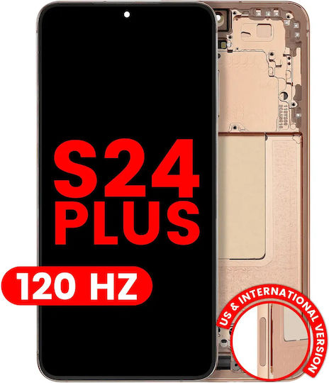 Oled Assembly Frame Samsung Galaxy S24 Plus 5g Us & International Version Aftermarket Plus 120hz Sandstone Orange