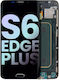 Oled Assembly Frame Samsung Galaxy S6 Edge Plus At&t T-mobile International Service Pack Black Sapphire