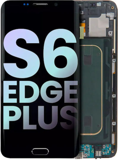 Oled Assembly Frame Samsung Galaxy S6 Edge Plus At&t T-mobile International Service Pack Black Sapphire