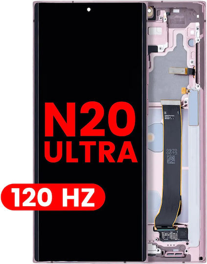 Oled Assembly Rahmen Samsung Galaxy Note 20 Ultra 5G Nachbau Pro 120Hz Mystic Bronze