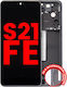 Oled Assembly Frame Samsung Galaxy S21 Fe 5g Us & International Version Aftermarket Plus Graphite