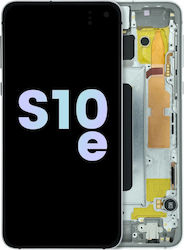 Oled Assembly Frame Samsung Galaxy S10e Service Pack Argintiu