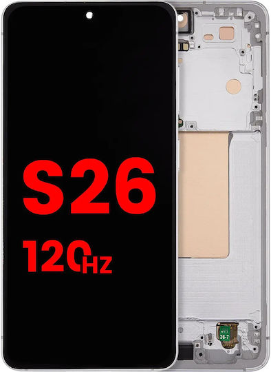 OLED модул рамка Samsung Galaxy S26 5G US & International Aftermarket Plus 120Hz бял