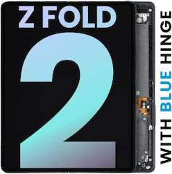 Inner Oled Assembly Frame Samsung Galaxy Z Fold 2 5g Service Pack Us & International Mystic Black Blue Hinge Inner Oled Assembly Frame Samsung Galaxy Z Fold 2 5g Service Pack Us & International Mystic Black Blue Hinge